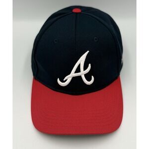 Atlanta Braves Hat  Cap Mens Adjustable Blue Embroidered Baseball OC Sports